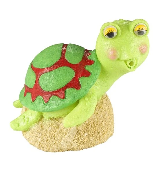 Aqua D'Ella Action Air Turtle Aquarium Decor 8x7x8cm