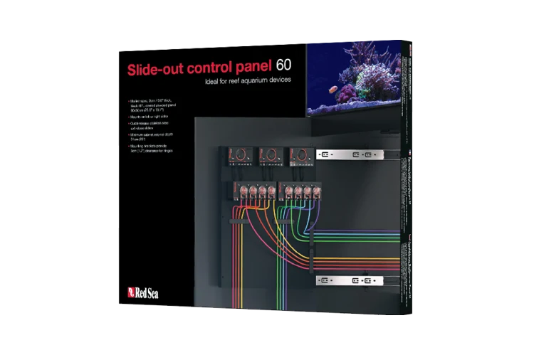 Red Sea Aquarium Setup Slide Out Control Panel 60