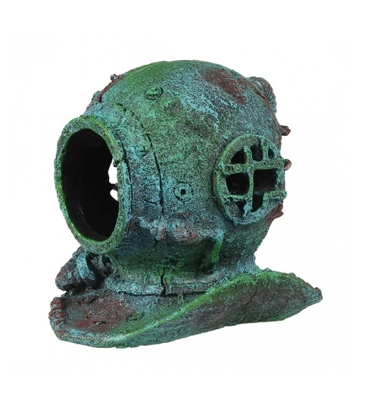 Aqua D'Ella Diving Helmet Ornament for Aquariums 14.5x14x13cm