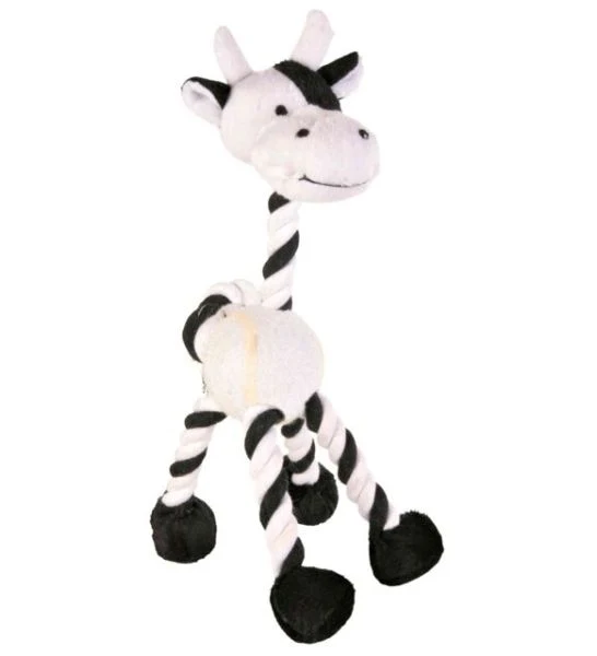 Trixie Rope Animal With Tennis Ball Toy for Dogs