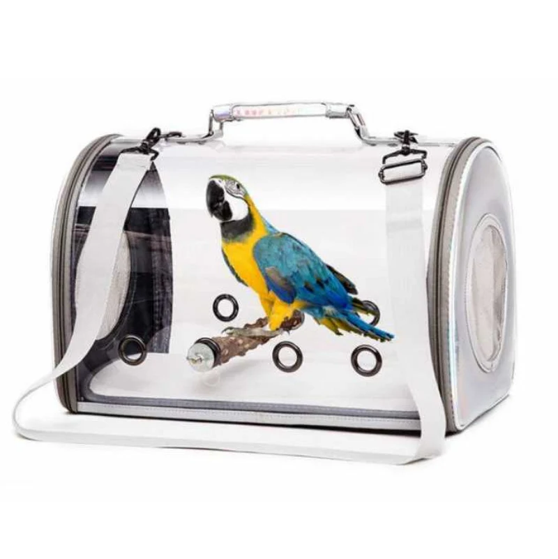 VanPet Bird Carrier Bag 43x25x27cm - Block White