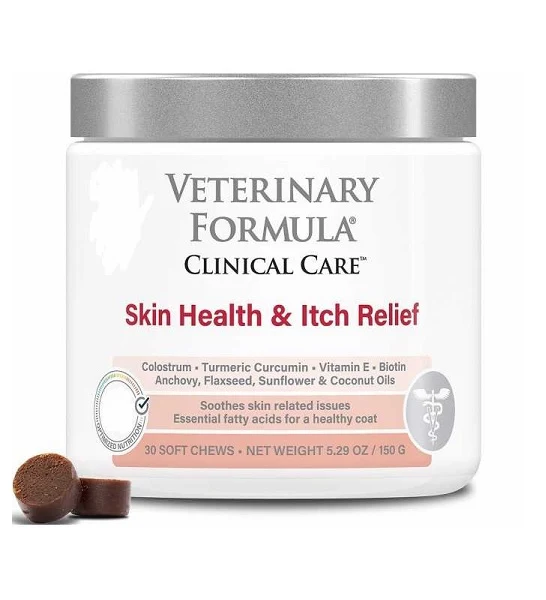 Synergy Labs Veterinary Formula Clinical Skin Care & Itch Relief 30 tablets