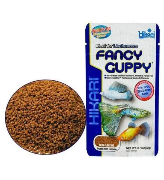 Hikari Fancy Guppy Fish Food 22G