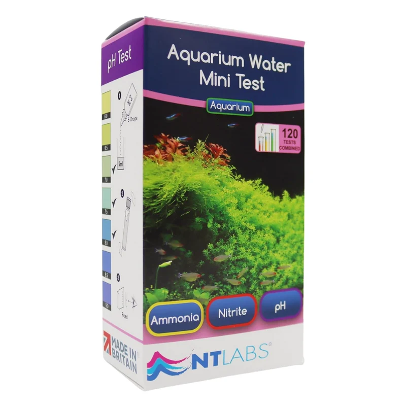 NT Labs Aquarium Water Mini Test Kit 120 Tests