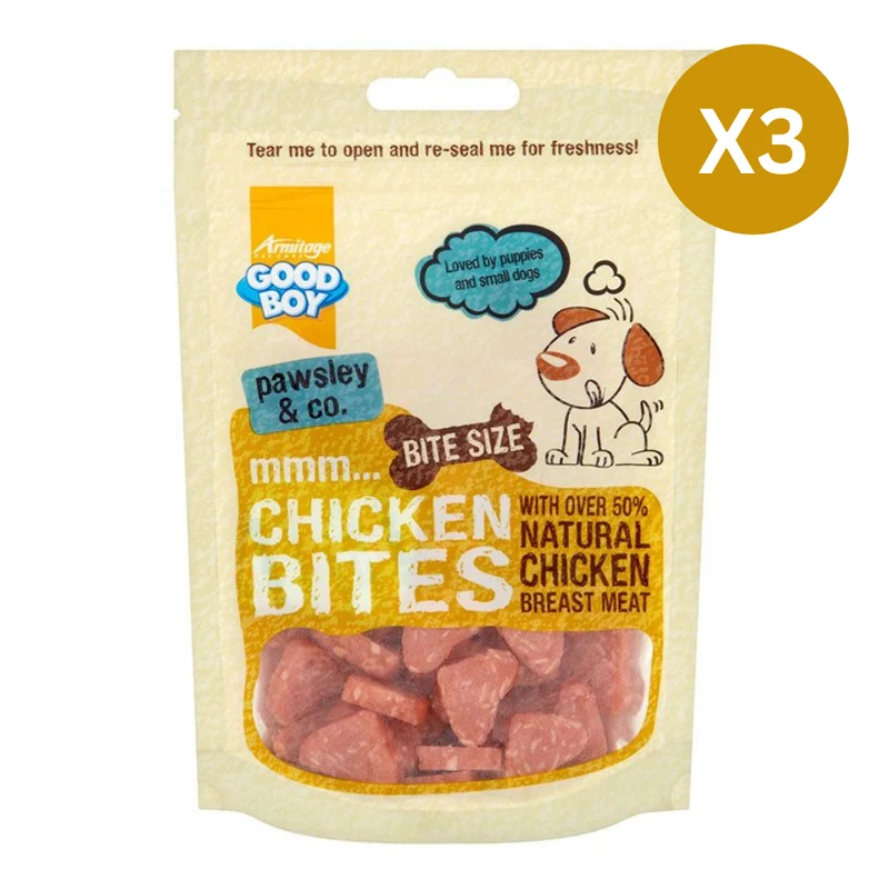 Armitage Good Boy Deli Bites Chicken Dog Treats 65G - Pack of 3