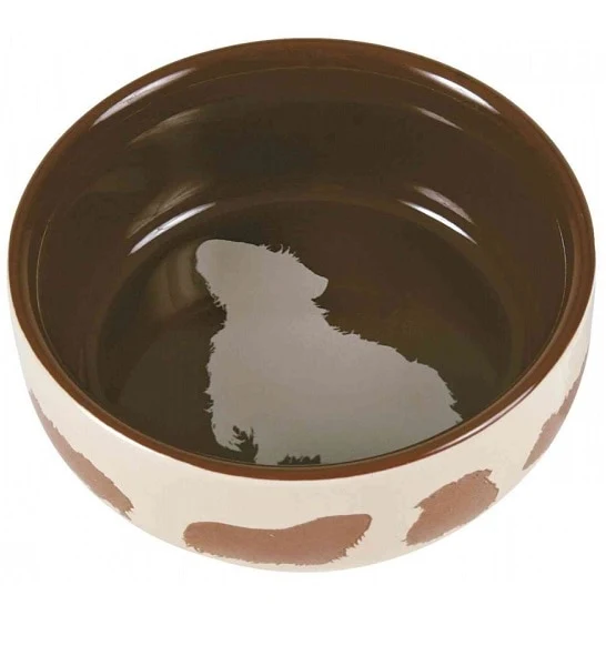 Trixie Ceramic Bowl with Guinea Pig Design