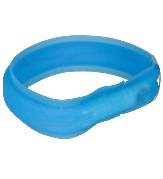 Trixie USB Flash Light Wide Silicone Dog Collar