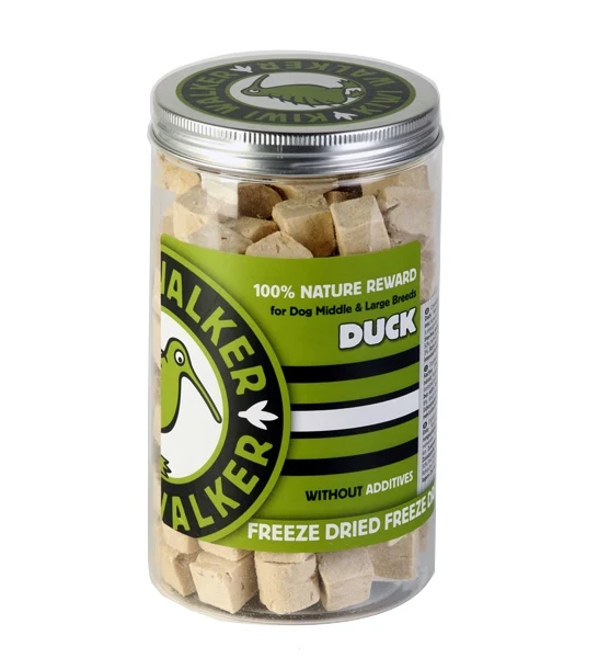 KIWI WALKER Freeze Dried Grain Free Duck Cubes Dog & Cat Treats