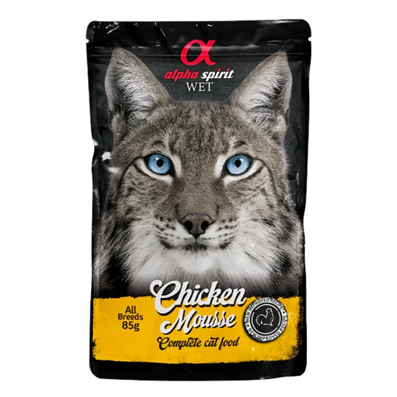 Alpha Spirit Chicken Mousse Cat Wet Food 85G