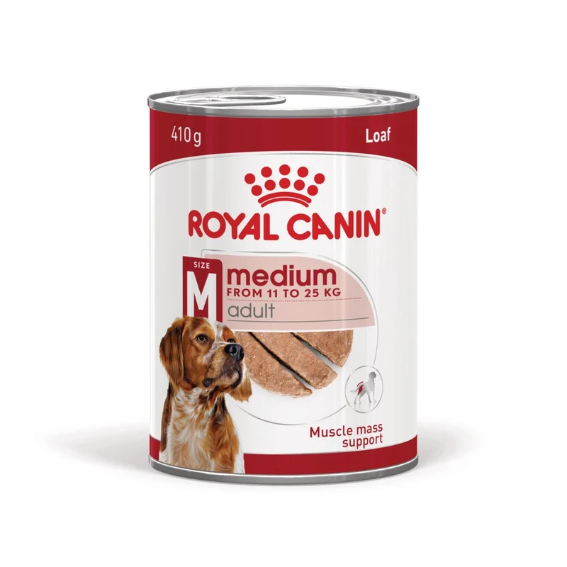 Royal Canin Medium In Loaf Adult Wet Dog Food In Can 410G