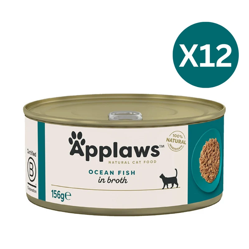 Applaws Ocean Fish Wet Cat Food 156G - Pack of 12