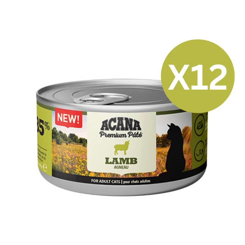 Acana Premium Lamb Pate Cat Wet Food 85G - Pack of 12