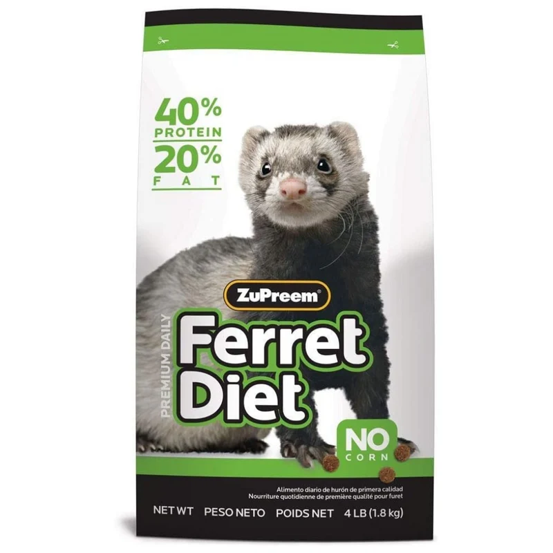 Zupreem Premium Ferret Diet Dry Food - No Corn 1.8Kg