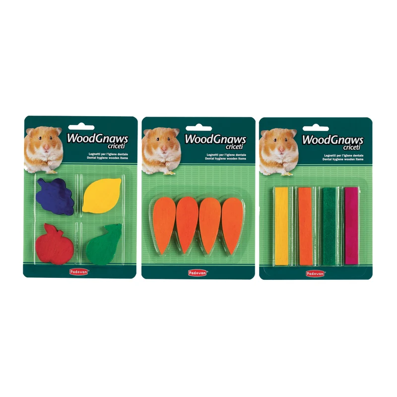 Padovan Wood Gnaws Criceti Hamster Chew Toy