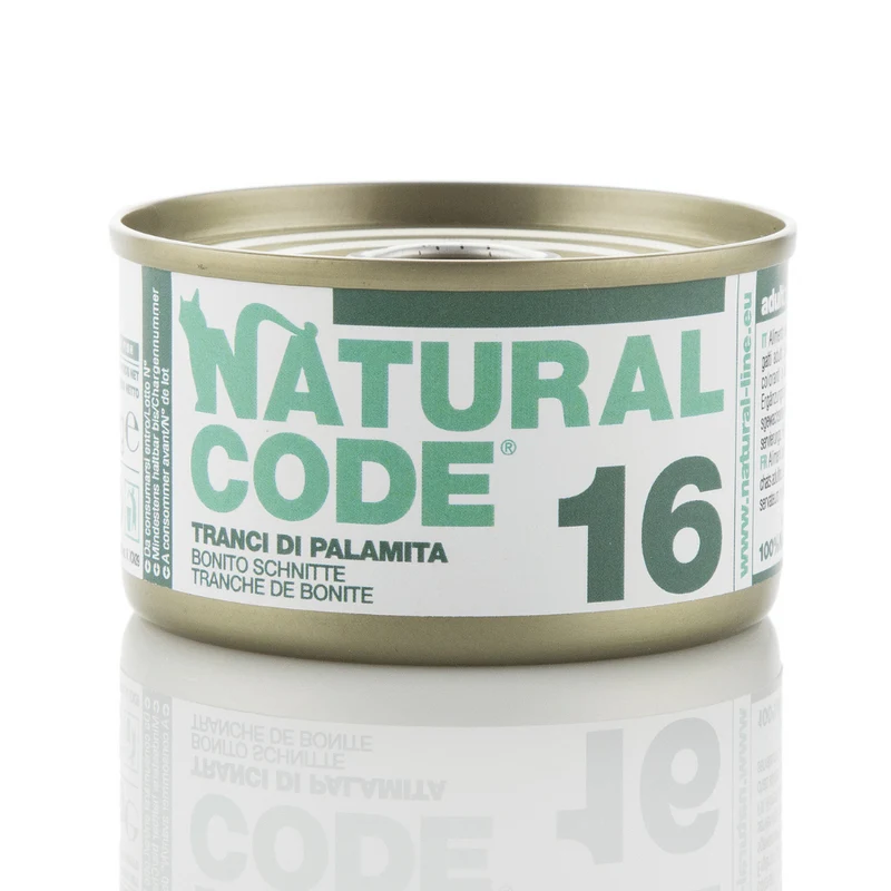 Natural Code 16 Bonito Slices Wet Cat Food 85G