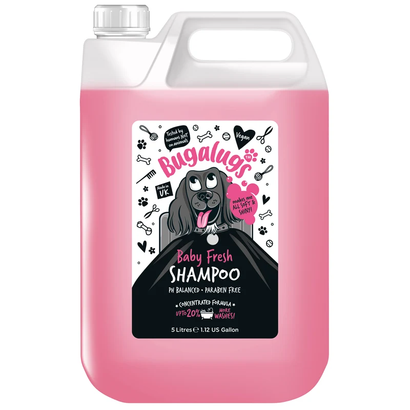 Bugalugs Baby Fresh Dog Shampoo 5L