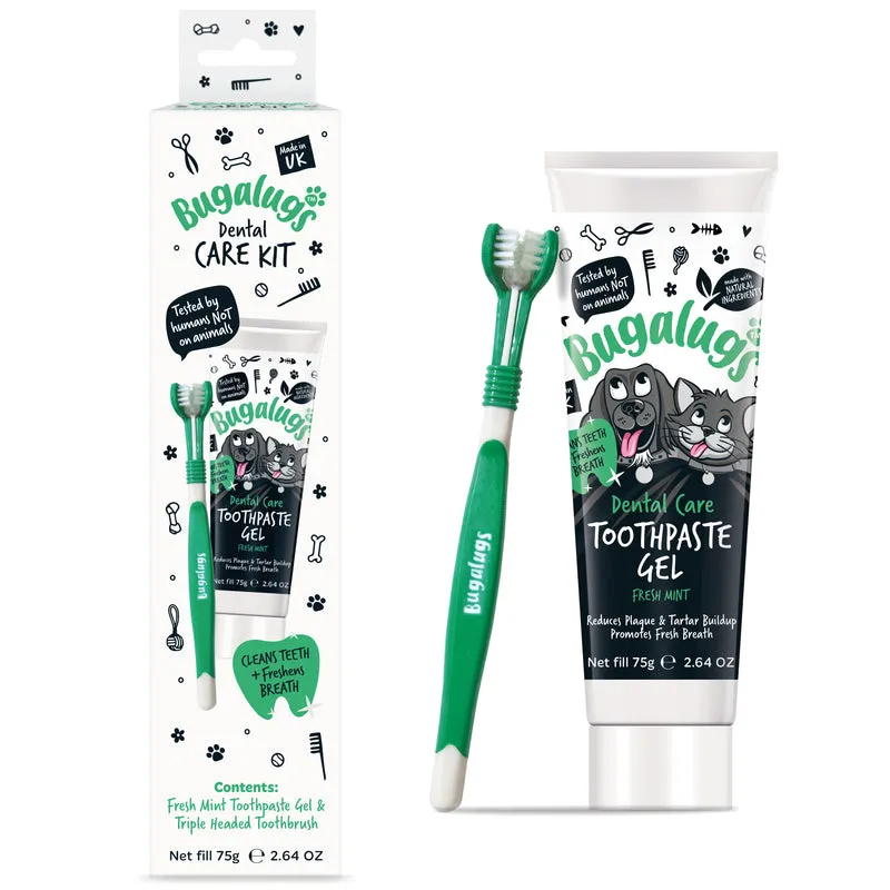 Bugalugs Dental Care Kit 1 For Dogs & Cats 75G
