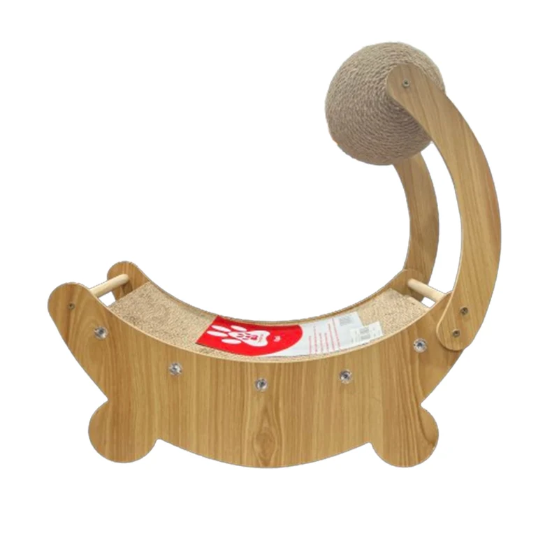 Thunder Paws Opal Cat Cardboard Scratcher 50x20x46xcm