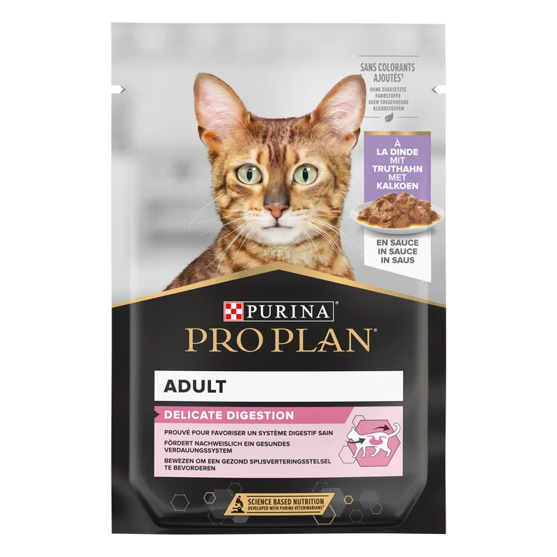 Purina Pro Plan Delicate Digestion Turkey in Gravy Wet Cat Food