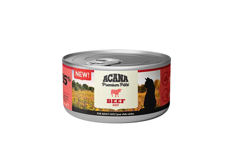 Acana Premium Beef Pate Cat Wet Food 85G