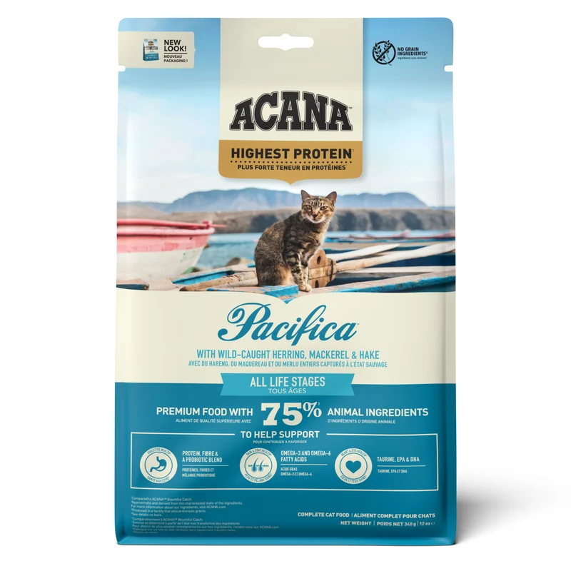 Acana Pacifica Highest-Protein Dry Cat Food