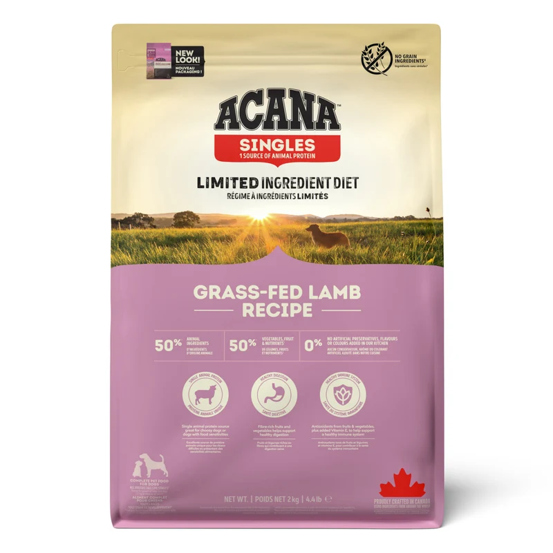 Acana Limited Ingredient Diet Grass-Fed Lamb Dry Dog Food 2KG