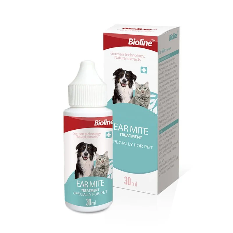 Bioline Ear Mite Treatment For Dogs & Cats 30ml