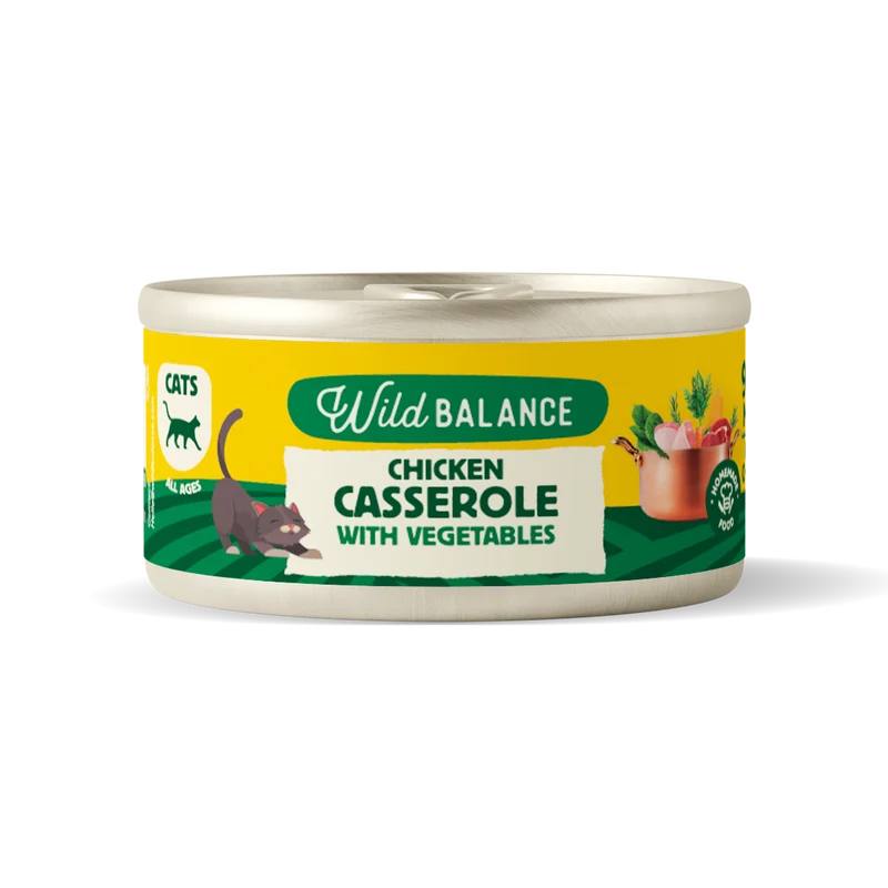 Wild Balance Chicken Casserole With Vegetables Wet Cat Food 80G