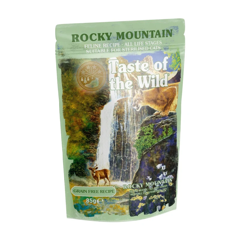 Taste Of The Wild Rocky Mountain Chunks In Gravy Grain-Free Wet Cat Food 85G