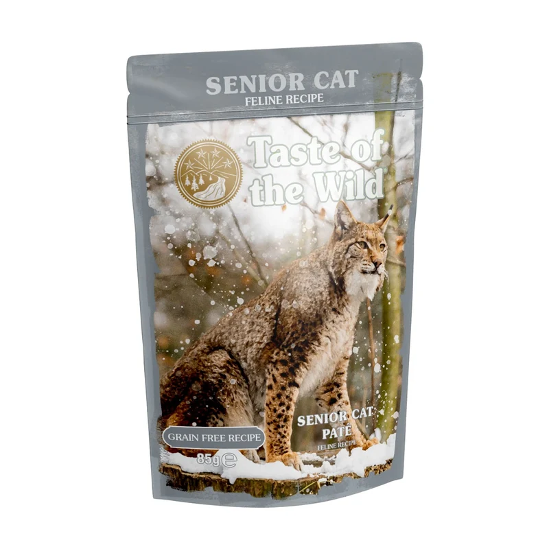 Taste Of The Wild Senior Cat Pate Grain-Free Wet Cat Food 85G