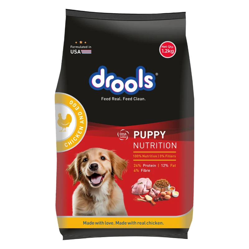 Drools Puppy Nutrition Chicken & Egg Puppy Dry Food 1.2Kg