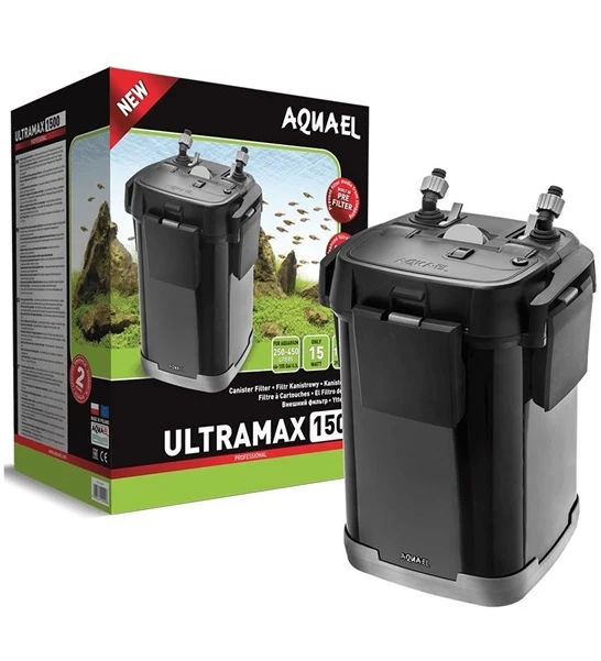 Aquael Ultramax 1500 Aquarium Canister Filter 25-80 US Gal / 100-300 L