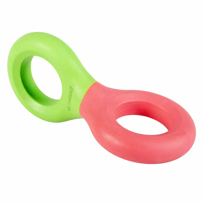 Ebi Coockoo Doodle Strong Rubber Dog Chew Toy - Green & Pink/23x10.5x3cm