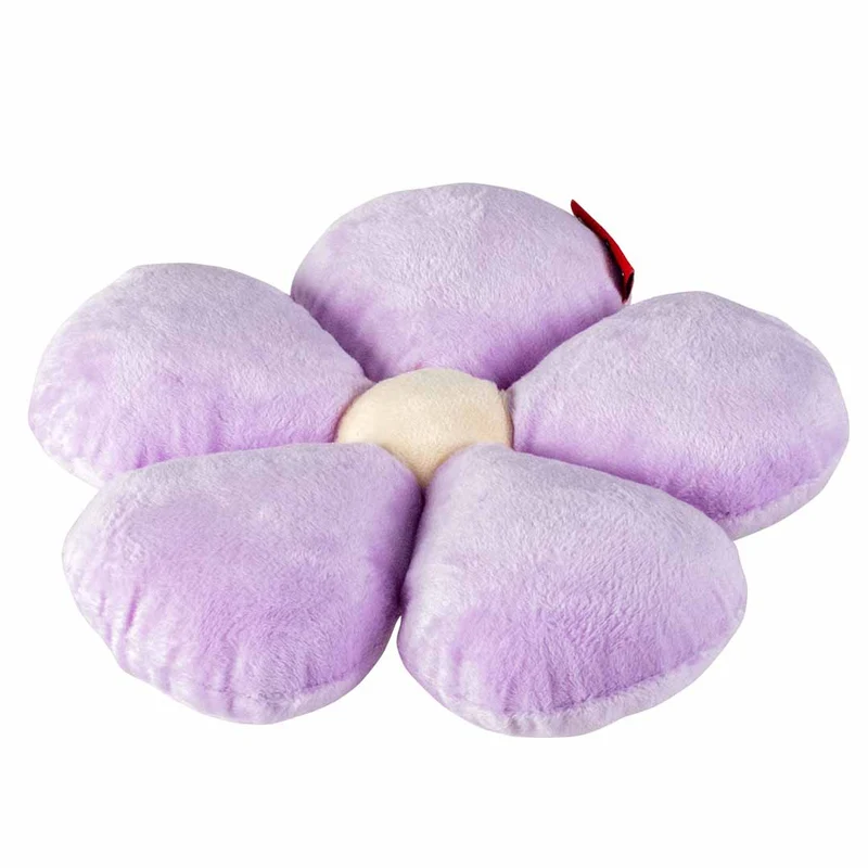 Ebi Coockoo Fun Flower Plush Dog Squeaker Toy - Purple/23x21x5cm