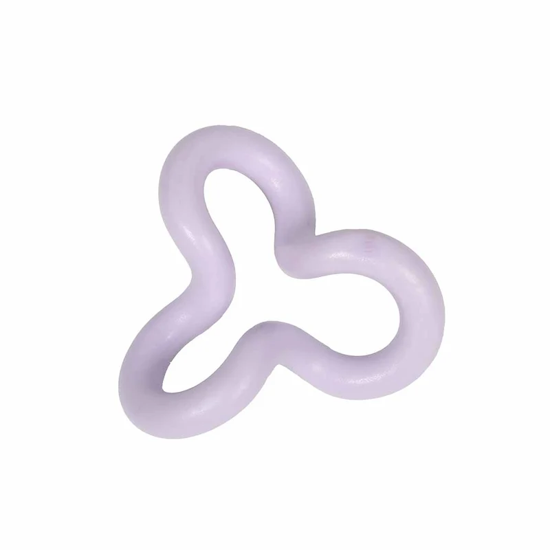Ebi Coockoo Funky Flexible TPR Dog Toy - PURPLE/18.5X17X7.5CM