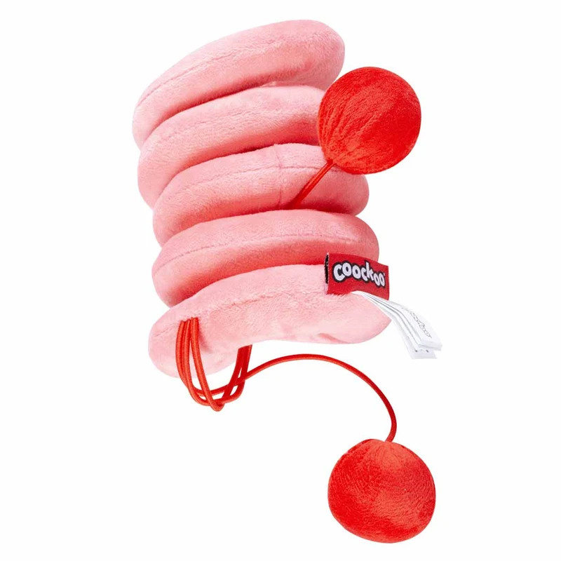 Ebi Coockoo Twister Plush Cat Chase Toy - Pink/36x10x10cm