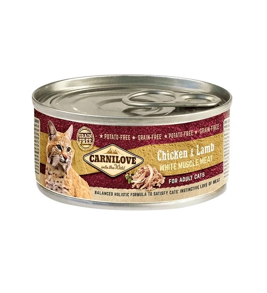 Carnilove Chicken & Lamb Adult Wet Cat Food 100G