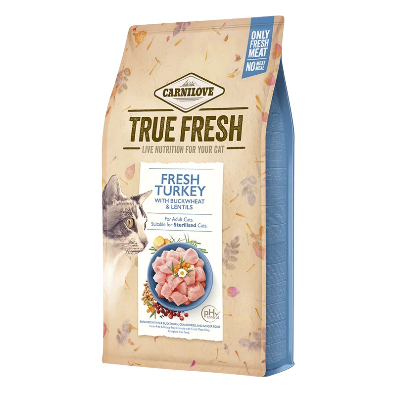 Carnilove True Fresh Turkey for Adult Cats Dry Food 1.8KG