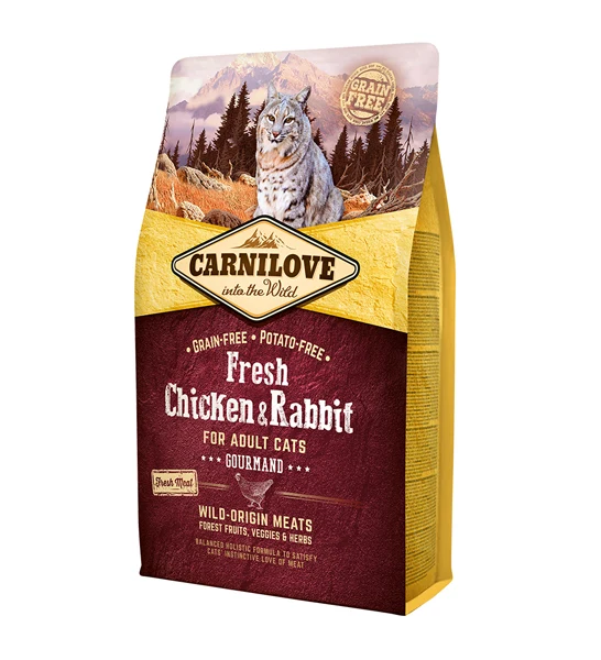 Carnilove Fresh Chicken & Rabbit for Adult Cat Dry Food