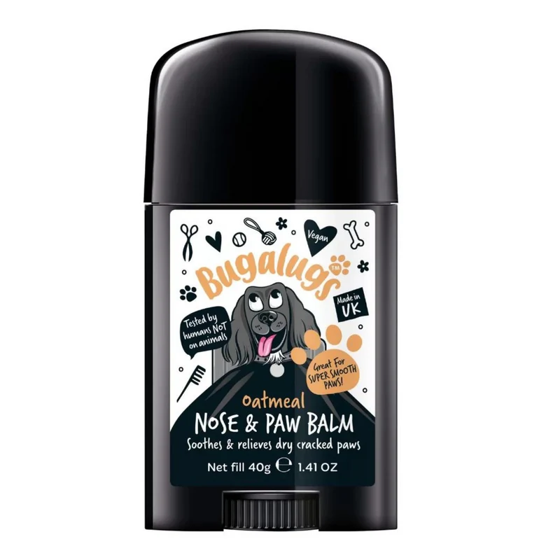 Bugalugs Oatmeal Paw & Nose Balm Stick For Dogs 40G