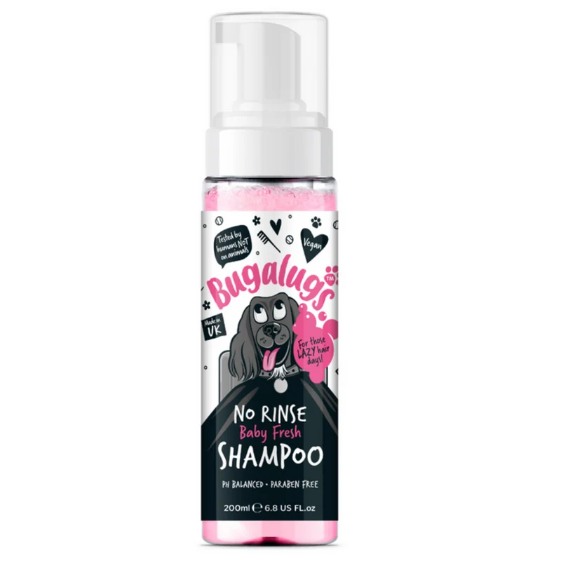 Bugalugs Baby Fresh No Rinse Dog Shampoo 200ML