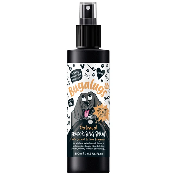 Bugalugs Oatmeal with Coconut & Lime Dog Deodorizing Spray 200ML