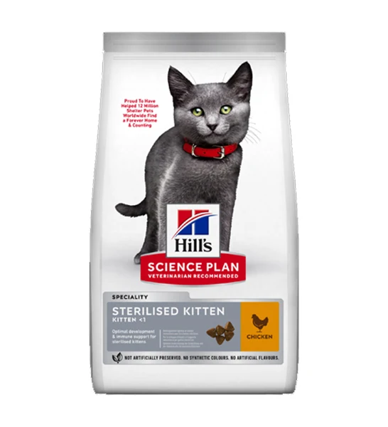 Hill's Science Plan Sterilised Cat Kitten Dry Food