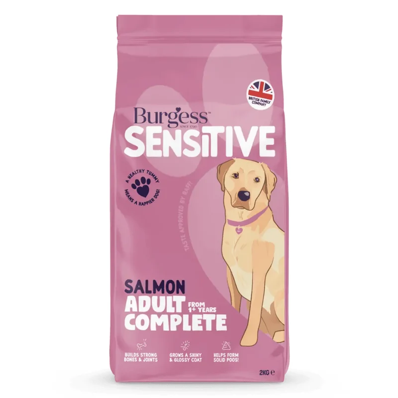 Burgess Sensitive Adult Dry Dog Food Salmon