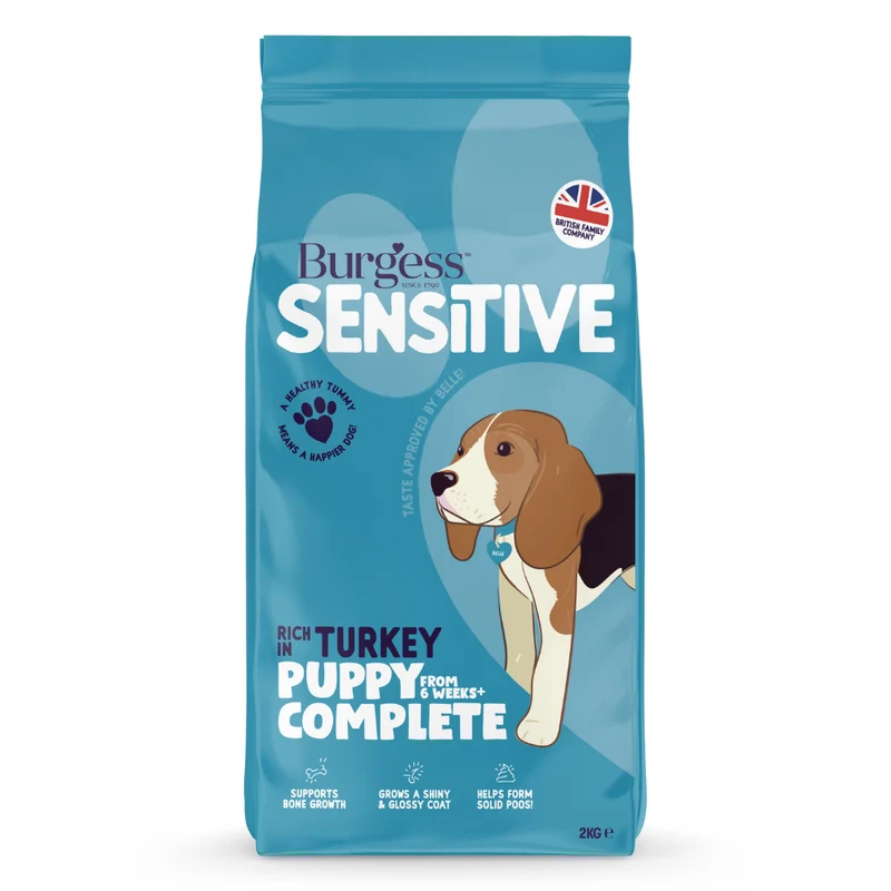 Burgess Sensitive Dry Puppy Food Turkey