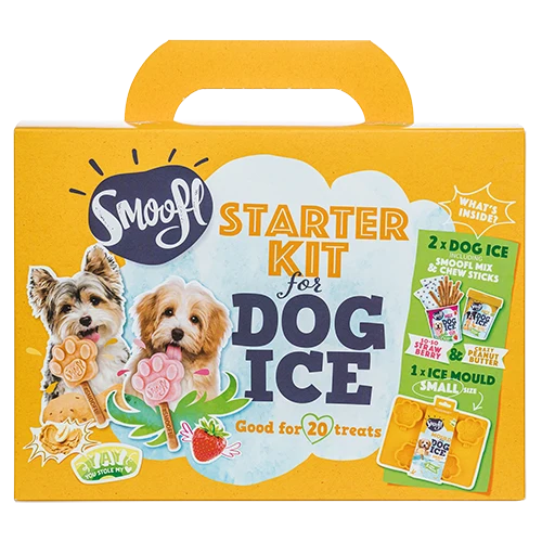 Smoofl Small Starter Kit for Dog Ice Treats - 210G