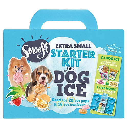 Smoofl Extra Small Starter Kit for Dog Ice Treats - 210G
