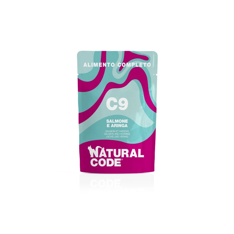 Natural Code C9 Salmon & Herring Complete Wet Cat Food - 70G