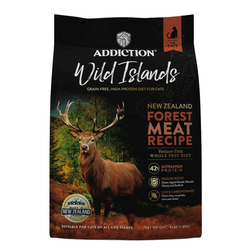 Addiction Wild Islands Forest Meat Grain-Free Ultra High Protein Dry Cat Food