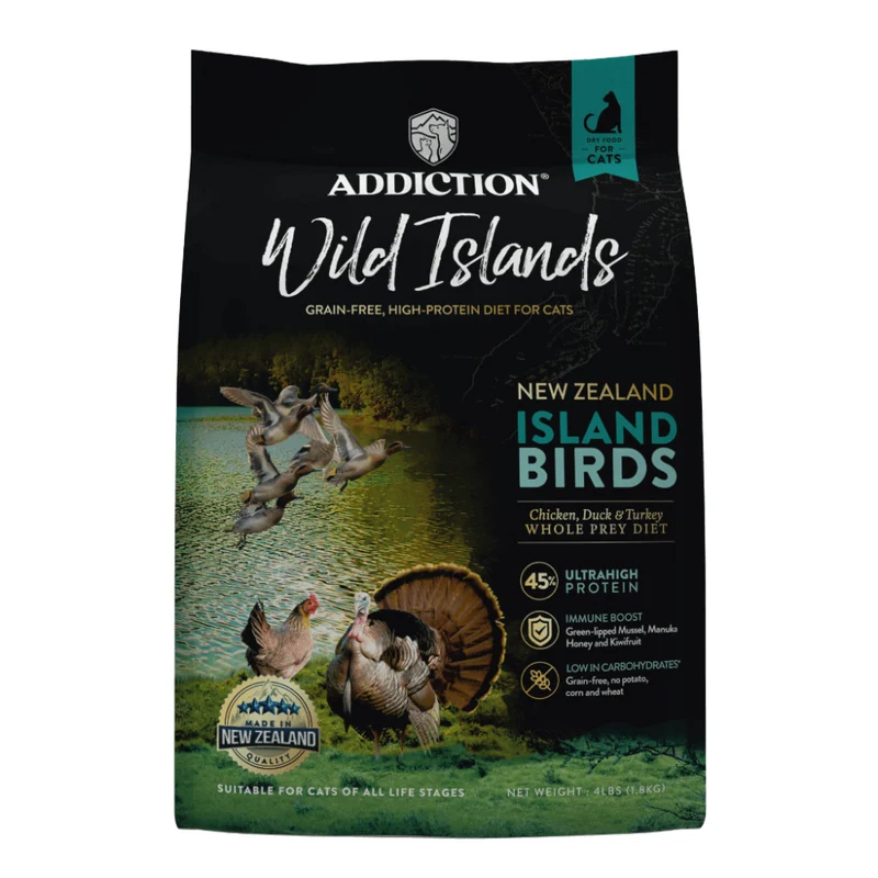 Addiction Wild Islands Island Birds Grain-Free Ultra High Protein Dry Cat Food